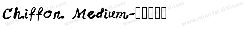 Chiffon Medium字体转换